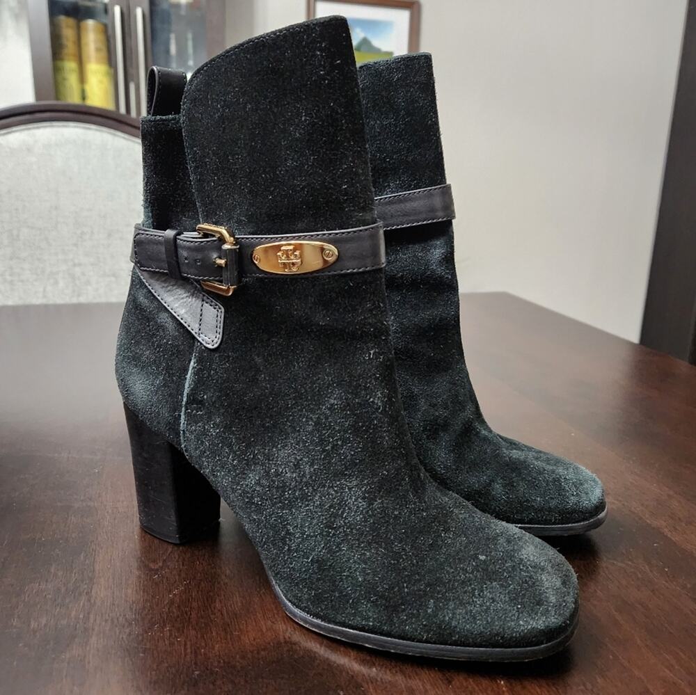 Tory Burch Robynne Suede Leather Boots